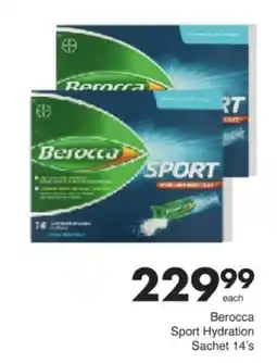 Save Hyper Berocca Sport Hydration Sachet offer