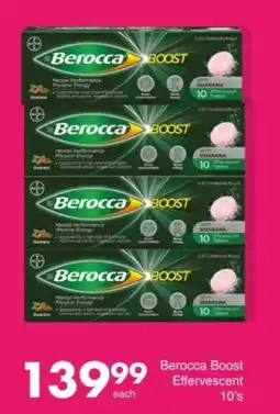 Save Hyper Berocca Boost Effervescent 10's offer