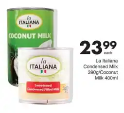 Save Hyper La Italiana Condensed Milk / Coconut Milk offer