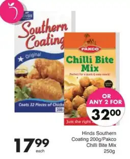 Save Hyper Hinds Southern Coating / Pakco Chilli Bite Mix offer