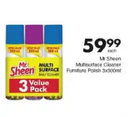 Save Hyper Mr Sheen Multisurface Cleaner Furniture Polish offer