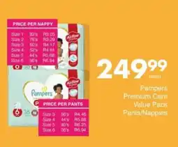 Save Hyper Pampers Premium Care Value Pack Pants/Nappies offer