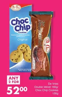 Save Hyper De Vries Double Velvet / Choc Chip Cookies offer