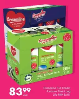 Save Hyper Creamline Full Cream /Lactose Free Long Life Milk offer