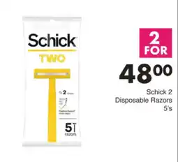 Save Hyper Schick TWO Disposable Razors offer