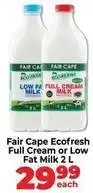 Food Lover's Market Fair cape - full cream or low fat milk offer