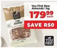 Food Lover's Market Ideal - raw almonds offer