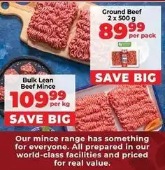 Food Lover's Market Big save - ground beef offer