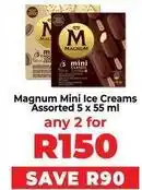 Food Lover's Market Magnum - mini ice creams offer