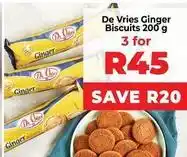 Food Lover's Market Ginger biscuits offer
