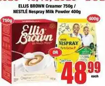 Boxer Ellis brown - creamer 750g / milk powder 400g offer