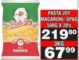 Advance Cash n Carry Pasta Joy Macaroni/Spag offer