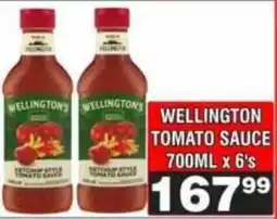 Advance Cash n Carry Wellington's Tomato Sauce offer