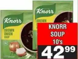 Advance Cash n Carry Knorr Brown Onion Soup offer
