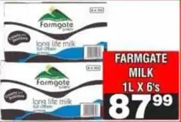 Advance Cash n Carry Farmgate long life milk offer