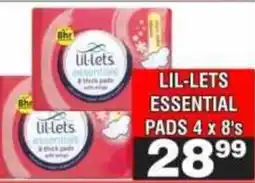 Advance Cash n Carry Lil-lets Essential Pads offer