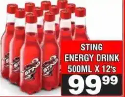 Advance Cash n Carry STING ENERGY DRINK offer