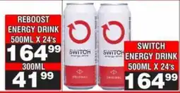 Advance Cash n Carry Switch Energy Drink offer