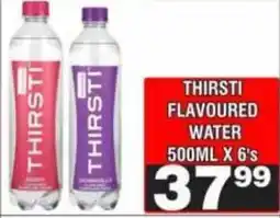 Advance Cash n Carry Thirsti Flavoured Water offer