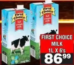 Advance Cash n Carry First Choice full cream milk offer