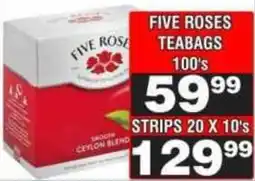 Advance Cash n Carry Five Roses Teabags offer