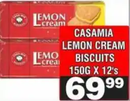 Advance Cash n Carry CASAMIA LEMON CREAM BISCUITS offer