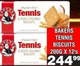 Advance Cash n Carry Bakers Tennis Classic Coconut Biscuits offer