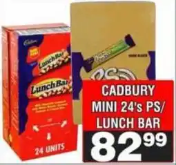 Advance Cash n Carry Cadbury Mini 24's PS/ Lunch Bar offer