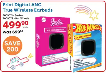 Print Digital ANC True Wireless Earbuds