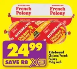 Shoprite Ritebrand Chicken/French Polony offer