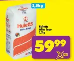 Shoprite Hulett's White Sugar offer