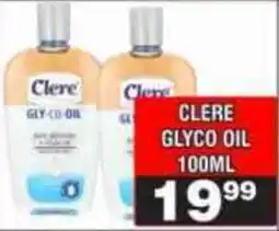 Advance Cash n Carry CLERE GLYCO OIL offer