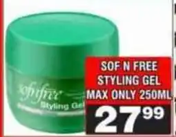 Advance Cash n Carry Sof n Free Styling Gel offer