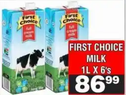 Advance Cash n Carry First Choice full cream milk offer