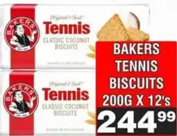 Advance Cash n Carry Bakers Tennis Classic Coconut Biscuits offer