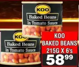 Advance Cash n Carry KOO Baked Beans In Tomato Sauce offer