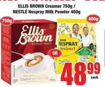 Boxer Ellis brown - creamer / milk powder offer