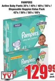 Boxer Pampers - active baby pants offer