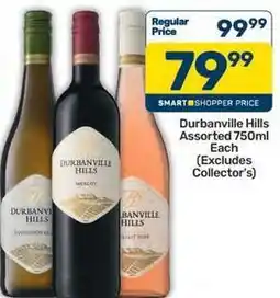 Pick n Pay Liquor Durbanville hills - assorted 750ml each offer