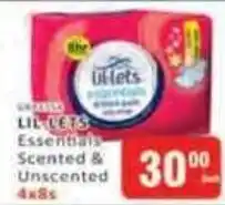 KitKat Cash and Carry Lil-Lets Essentials Scented & Unscented offer