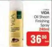 KitKat Cash and Carry VIDA Oil Sheen Finishing Spray offer