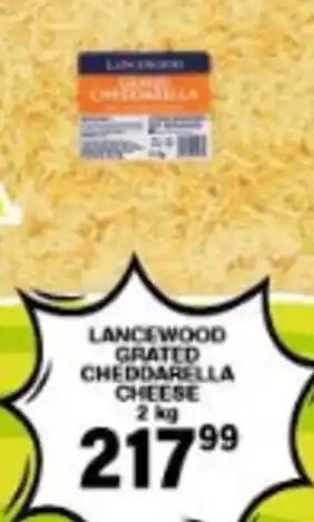 Lancewood Grated Cheddarella Cheese
