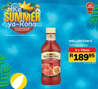 Wellington's Tomato Sauce
