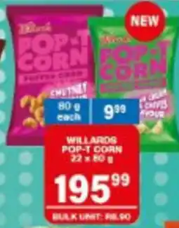 Giant Hyper Willards Pop-T Corn offer