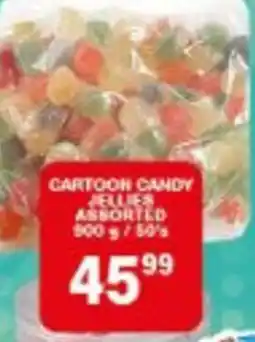 Giant Hyper Cartoon Candy Jellies Assorted offer