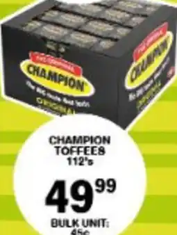 Giant Hyper Champion Toffee offer