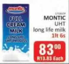 KitKat Cash and Carry MONTIC UHT long life milk offer