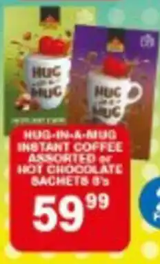 Giant Hyper Hug-in-a-Mug Instant Coffee Assorted offer