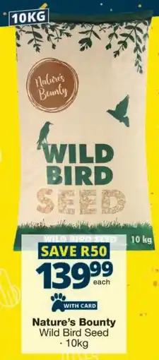 Checkers Nature's Bounty Wild Bird Seed offer