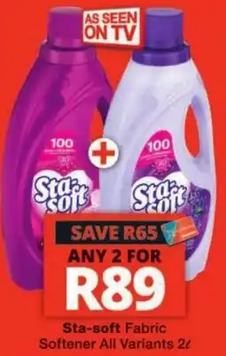 Checkers Sta-soft Fabric Softener offer